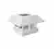 2211-f11w 12-pack Veranda Fence Post Caps 4x4 Solar Led Lights White Deck Garden Outdoor