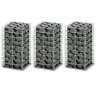 141044 Vidaxl Gabion Set Galvanised Wire Walls 8718475875581