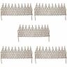 141620 Vidaxl Willow Trellis Fence Pcs 718475915331