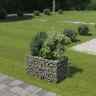 143569 Vidaxl Gabion Raised Bed Galvanized Steel 719883592046