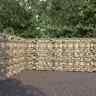 144916 Vidaxl Gabion Wall With Covers Galvanised Steel 719883571706