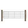 145986 Vidaxl Bar Field Gate Steel Silver 719883769448 145986 Vidaxl Bar Field Gate Steel Silver 719883769448