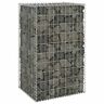 147812 Vidaxl Vida Xl Gabion Wall With Covers Galvanized 720286110102