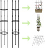 2 Pack Garden Trellis For Climbing Plants 47.2 Multifunction Plant Supp