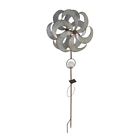 27178 Decmode Rustic Iron Solar Bladed Windmill Silver 758647271788 27178 Decmode Rustic Iron Solar Bladed Windmill Silver 758647271788