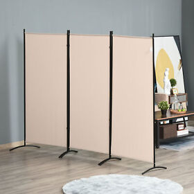 Us830-306bg0141 3-panel Folding Screen Room Divider Privacy Separator Bedroom Office Patio