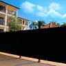 313102179131 Shade Beyond Fence Privacy Screen Black Heavy Duty