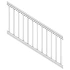 3920410 Unbranded Complete Fence Rail Set Post Cap Base Stair Bracket