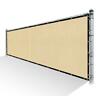 3x14fs-3 Colourtree Beige Privacy Fence Screen Hdpe Mesh Windscreen 791535274034