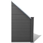 41555 Vidaxl Wpc Slanted Garden 8718475910992