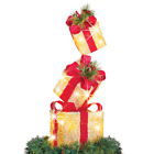 44893 Collections Lighted Gift Box Stake By Etc 191121159163