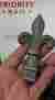 45-8832 Unbranded Fleur De Lis Wrought Iron Finials Ornamental Gate 10 Pack Cast Fence Final Top