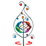46609 Collections Colorful Garden Spinner Stake By Etc 191121188408