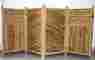Bsc-684 48-inch Master Garden Products Galvanized 4-panel Bamboo Screen Enclosure 24 By 786471542040