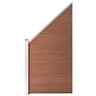 49070 Vidaxl Fence Panel Wpc Brown 719883813646