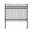 4fencerome8x6 Aleko Rome Style Diy Disassembled Steel Yard Fence 8ft X 6ft Black Lot Of 4 646341976491 4fencerome8x6 Aleko Rome Style Diy Disassembled Steel Yard Fence 8ft X 6ft Black Lot Of 4 646341976491