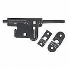 4pb55 Grainger Approved Steel Padlockable Slide Latch In Black 190735045626