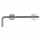 4pb58 Grainger Approved Steel Cane Bolt Silver 190735045657 4pb58 Grainger Approved Steel Cane Bolt Silver 190735045657