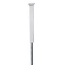 5048227 White Vinyl Finishing Post Kit Picket Fence Gate 648865048227 5048227 White Vinyl Finishing Post Kit Picket Fence Gate 648865048227
