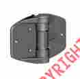 50590 D Truclose New Home Garden Heavy Duty Steel Self-closing Vinyl And Wood Gate Hinge 2 Pack 736494009952
