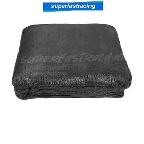 F42910 5foot X 50foot Screen Shade Cover Fabric Fence Windscreen Privacy Mesh Tarp Black