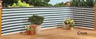 603305236374 Green White Stripes Deck Fence Woven Privacy Netting