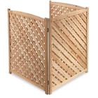 6511154 Home Improvements Wood Panel Air Conditioner Screen Cover Outdoor Privacy