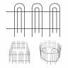 688397879067 Mixxidea Garden Fence Border Metal Decorative Fencing Folding