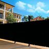 699910246136 Shade Beyond Fence Privacy Screen Black Heavy Duty