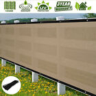6x50foot Beige Fence Windscreen Privacy Screen Shade Cover Fabric Mesh Garden Tarp
