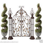 72lbs Toscano 66 Ornamental Powder Coated Steel Metal Double Door Garden Entryway Gate 72lbs Toscano 66 Ornamental Powder Coated Steel Metal Double Door Garden Entryway Gate