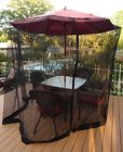 730052256703 Linnai Products Patio Umbrella Mosquito Netting Polyester Mesh