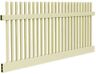 73011687 Veranda Fence Panel Water Resistant Flat Shape Vinyl 0040933116874