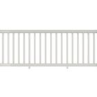 73012448 White Veranda Rail Uv Protected Water Resistant Vinyl 0040933124480
