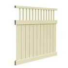 73014504 Veranda Durable Lightweight Sand Missouri Squared Vinyl Fence Kit