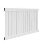 73014725 Veranda White Bryce Water Resistant Vinyl Fence Panel