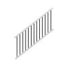 73024861 Veranda Stair Rail Kit Polycomposite White Black 040933248612