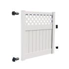 73025025 Veranda Lightweight White Carlsbad Vinyl Fence Gate