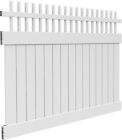 73025089 Veranda Fence Panel Kit Dimension White Vinyl 0040933250899
