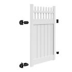 73025093 Veranda Durable White Vermillion Vinyl Fence Gate