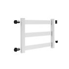 73025444 Veranda Durable White Post And Rail Vinyl Drive Gate Kit 73025444 Veranda Durable White Post And Rail Vinyl Drive Gate Kit