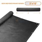 734926524257 Sunshades Depot Black Residential Commercial Privacy Deck Fence