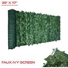 735109228894 Decorative Fences Screen Faux Ivy Privacy With Mesh