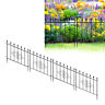 738603747922 Unbranded Wrought Iron Garden Fence Fencing Edging Pannels