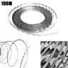 756242451406 Unbranded Razor Wire Helical Barbed Galvanized Steel Garden