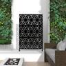 774728017830 Fency With Laser Cut Metal Privacy Screen Panels