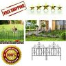 789478979 Amagabeli Garden Home Decorative Fence Black Metal Landscape 741311005567