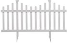795361 Picket Fence Vinyl Garden Panel Kit Uv Resistant 691171795361