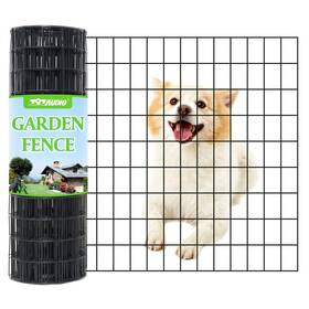797audio 2x3/36 Black Pvc Coated Welded Wire Fencing 2 Inch X3 16 Gauge 36inch H X 50ft L Garden