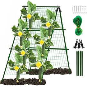 7queen 445017342348 Cucumber Trellis Garden Arch Tall Metal For Climbing Pl